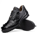 View product image 3: Marco Di Milano Udine Caiman Crocodile & Calfskin Sneaker Black