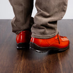 View product image 9: Marco Di Milano Udine Caiman Crocodile & Calfskin Sneaker Cognac