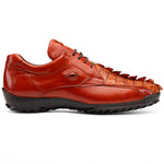 View product image 1: Marco Di Milano Udine Caiman Crocodile & Calfskin Sneaker Cognac