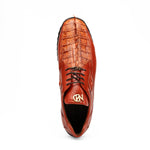 View product image 6: Marco Di Milano Udine Caiman Crocodile & Calfskin Sneaker Cognac