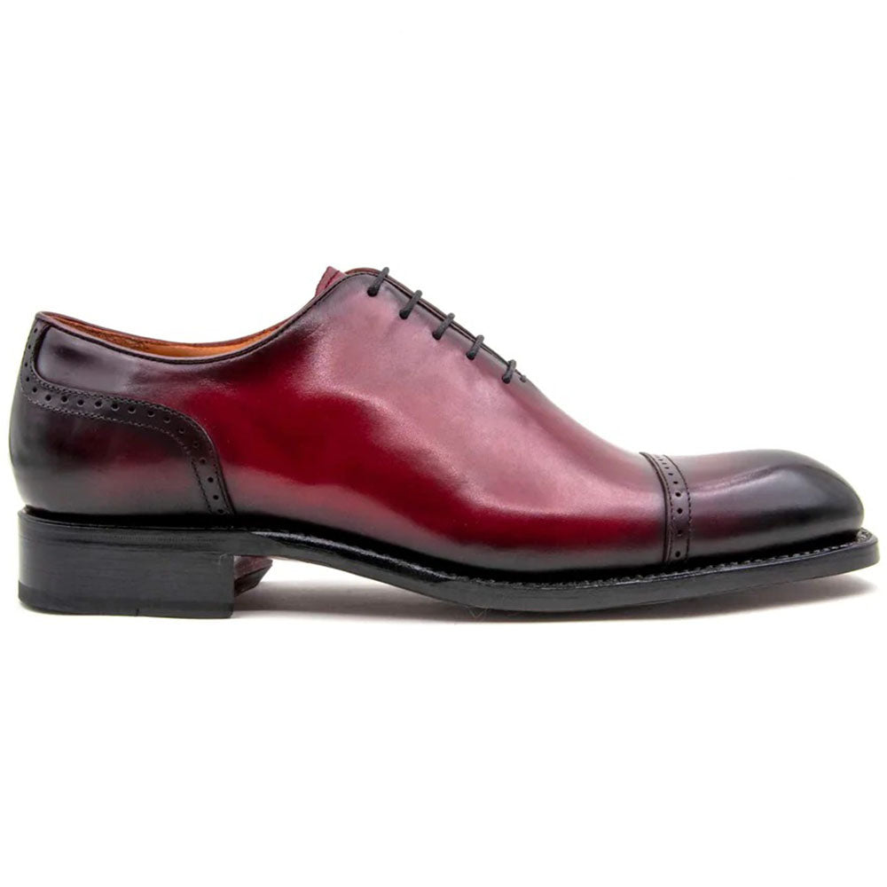 Ugo Vasare Anthony Cap-toe Shoes Burgundy