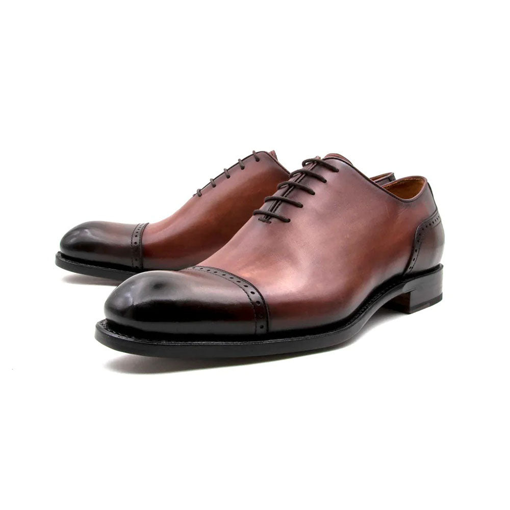 Ugo Vasare Anthony Cap-toe Shoes Walnut / Brown