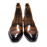 Ugo Vasare Americano Austin Cap Toe Boots Camel