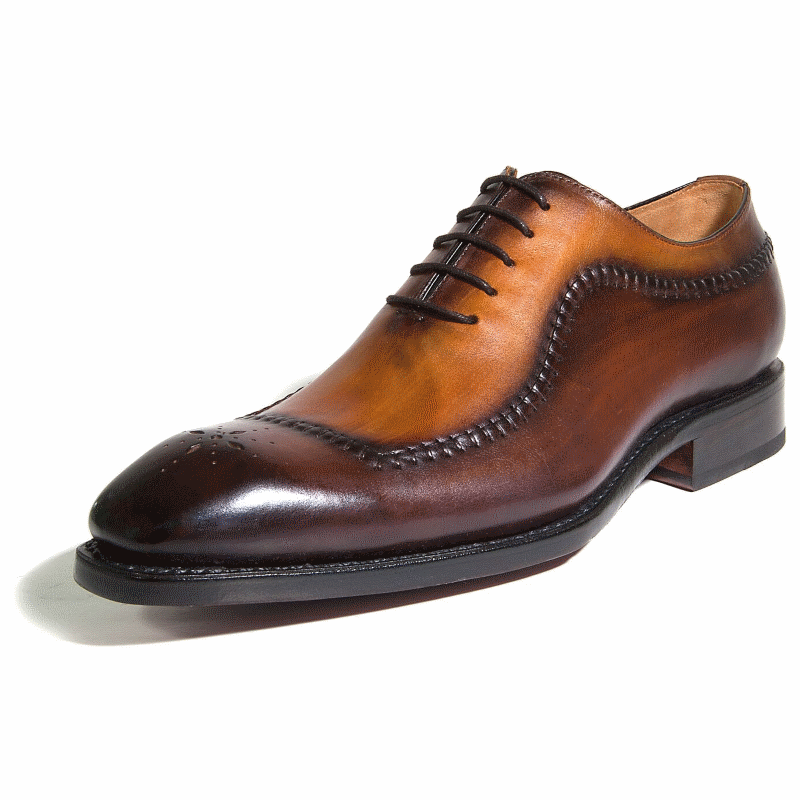 Ugo Vasare Barnes Spectator Oxfords Caramel / Brown
