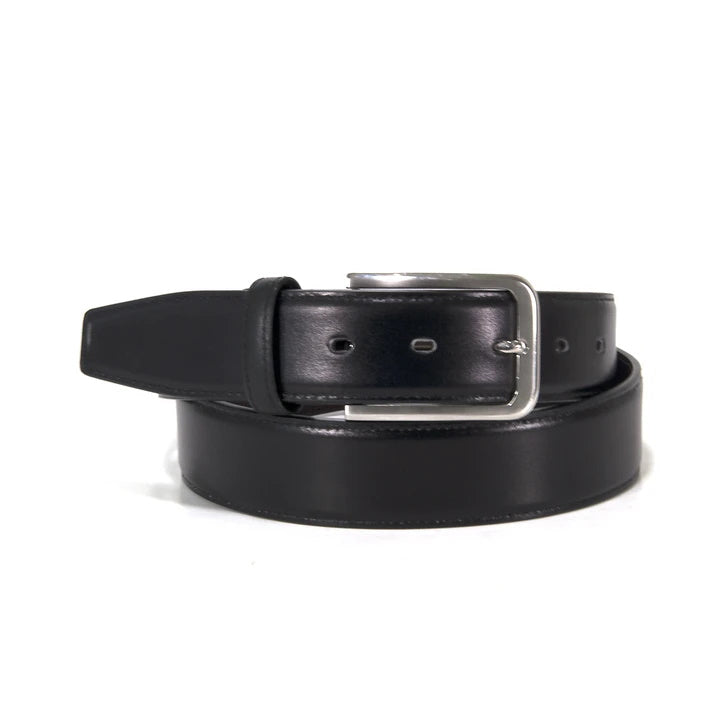 Ugo Vasare Calfskin Belt Black