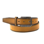 Ugo Vasare Calfskin Belt Caramel