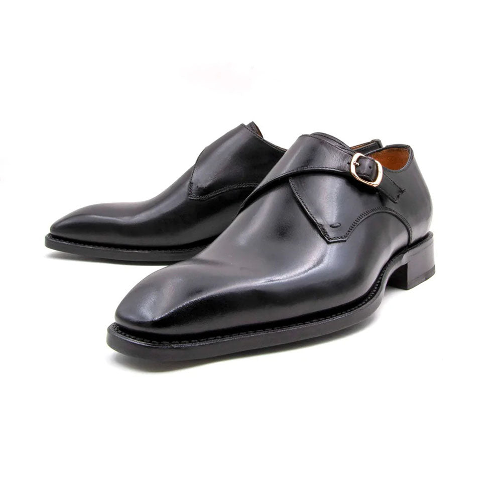 Ugo Vasare Edward Sr Monkstap Shoes Black