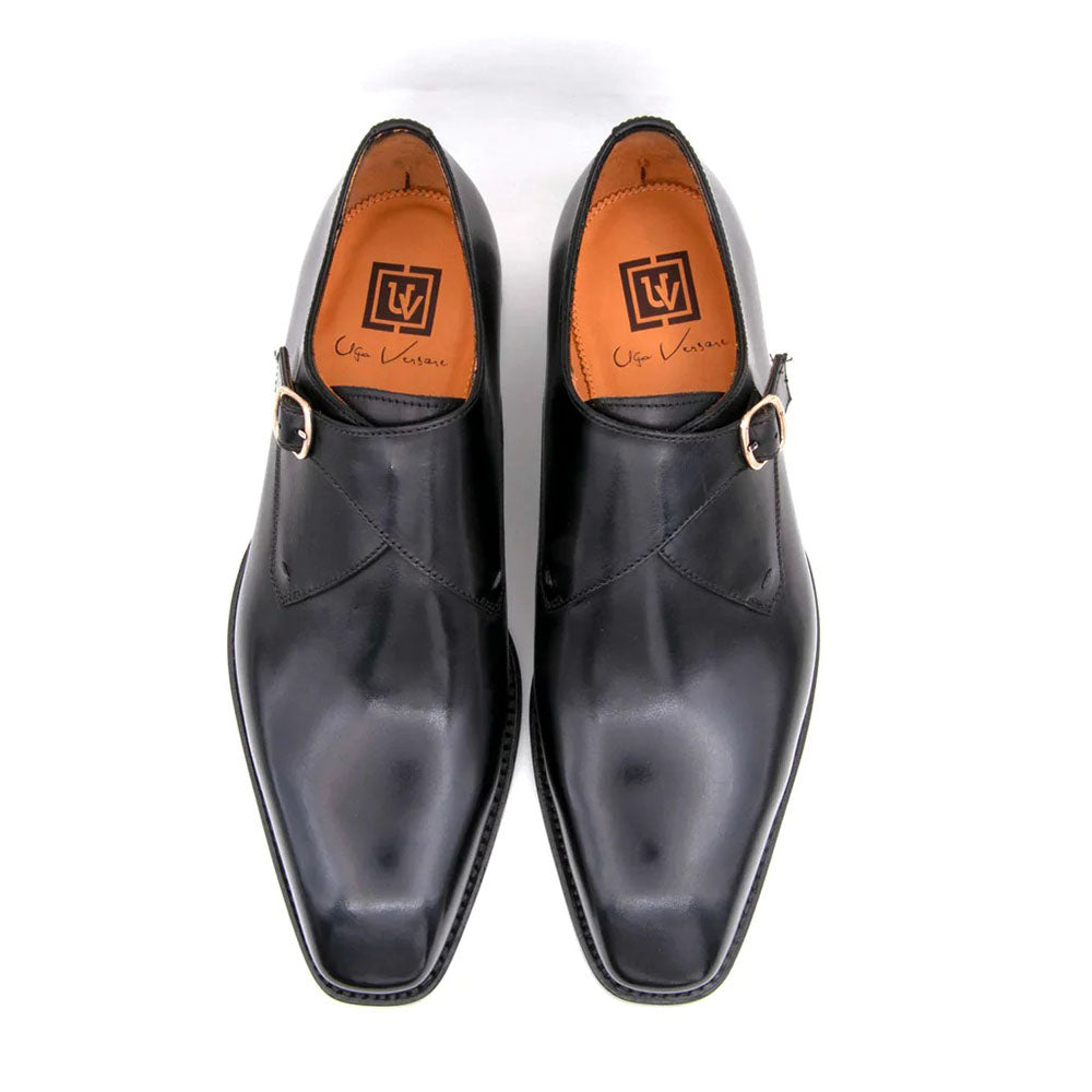 Ugo Vasare Edward Sr Monkstap Shoes Black