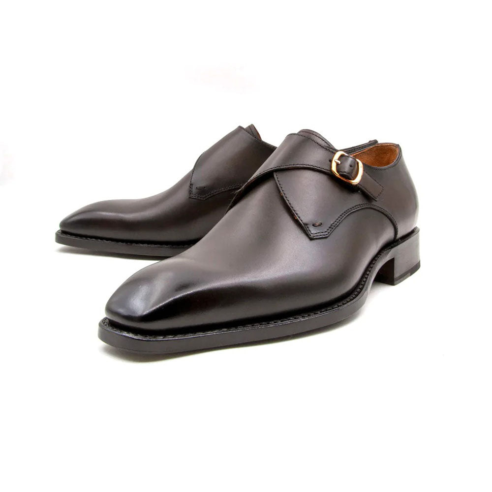 Ugo Vasare Edward Sr Monkstap Shoes Brown