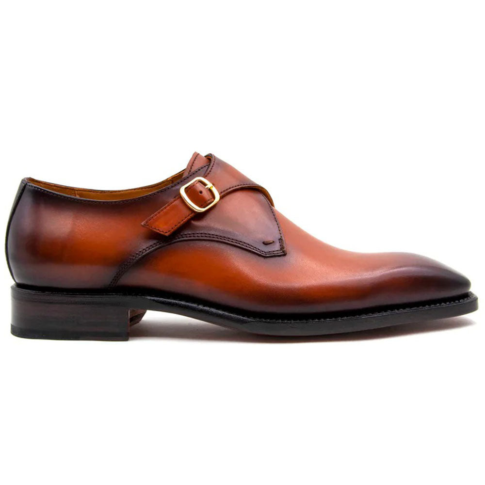 Ugo Vasare Edward Sr Monkstap Shoes Camel