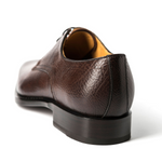 Ugo Vasare El Hud Grained Leather Derby Shoes Brown