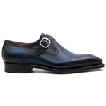 Ugo Vasare Eric Monkstrap Shoes Blue