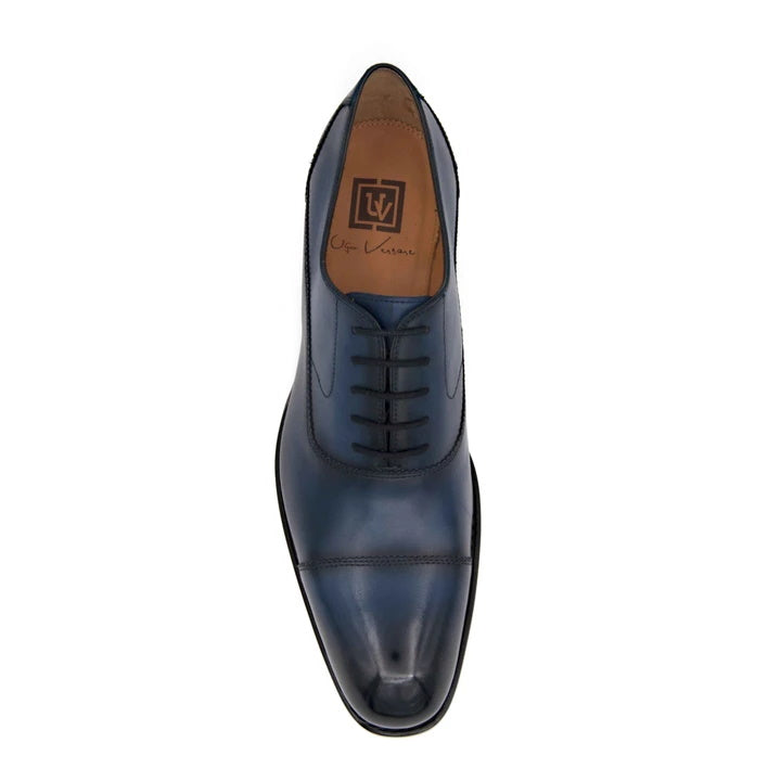 Ugo Vasare Ethan Cap Toe Oxfords Navy