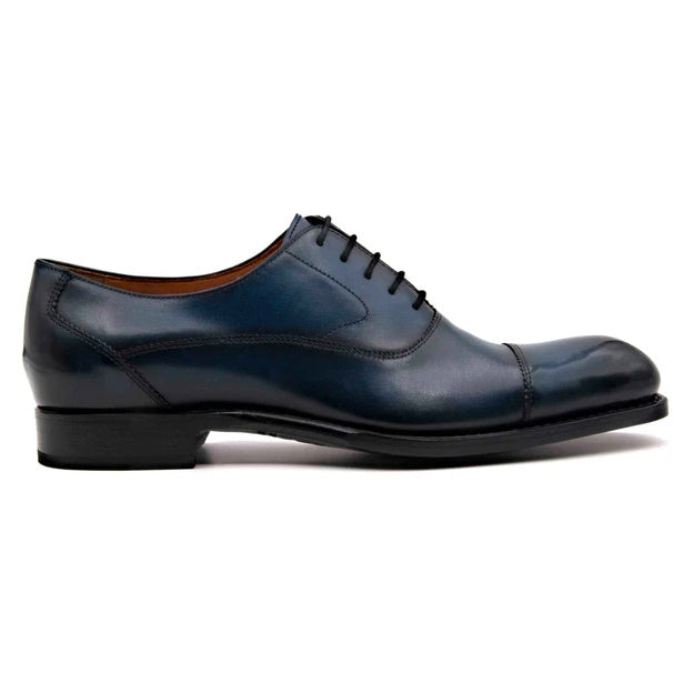 Ugo Vasare Ethan Cap Toe Oxfords Navy