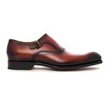 Ugo Vasare Fred Monk Strap Shoes Camel