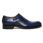 Ugo Vasare Fred Monk Strap Shoes Navy