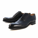Ugo Vasare Gaelic Cap Toe Oxfords Black