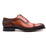 Ugo Vasare Gaelic Cap Toe Oxfords Caramel