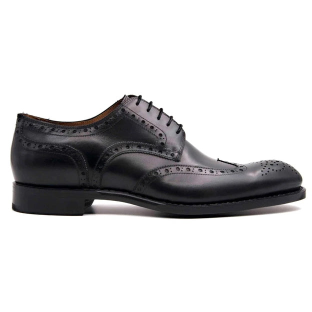 Ugo Vasare H & H Wingtip Brogues Black