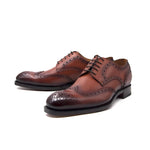 Ugo Vasare H & H Wingtip Brogues Camel