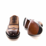Ugo Vasare H & H Wingtip Brogues Honey