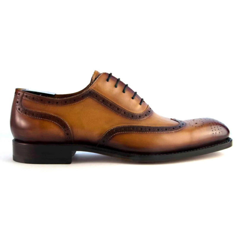 Ugo Vasare H & H Wingtip Brogues Honey