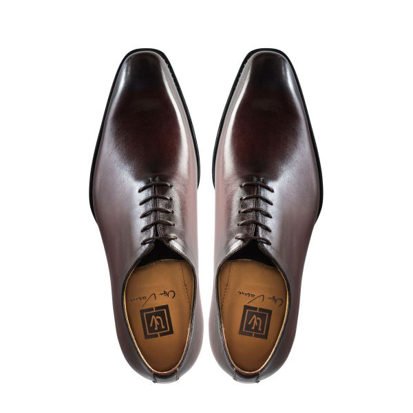 Ugo Vasare Jason Wholecut Oxfords Maroon