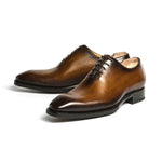 Ugo Vasare Jason Wholecut Oxfords Caramel