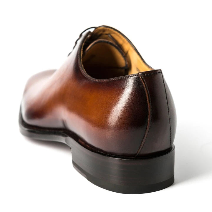 Ugo Vasare Jason Wholecut Oxfords Caramel