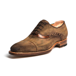 Ugo Vasare Jay Suede Cap Toe Oxfords Brown