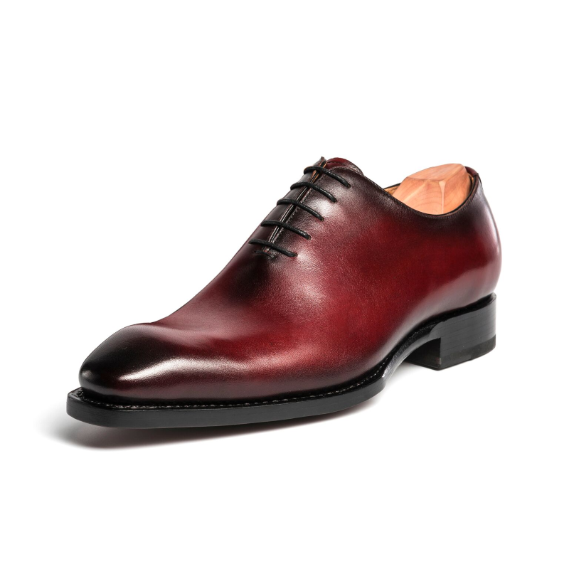 Ugo Vasare Jason Wholecut Oxfords Burgundy