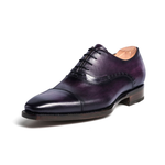 Ugo Vasare Jay Cap Toe Oxfords Purple