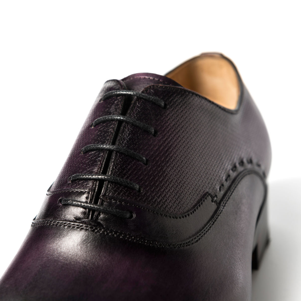 Ugo Vasare Jay Cap Toe Oxfords Purple