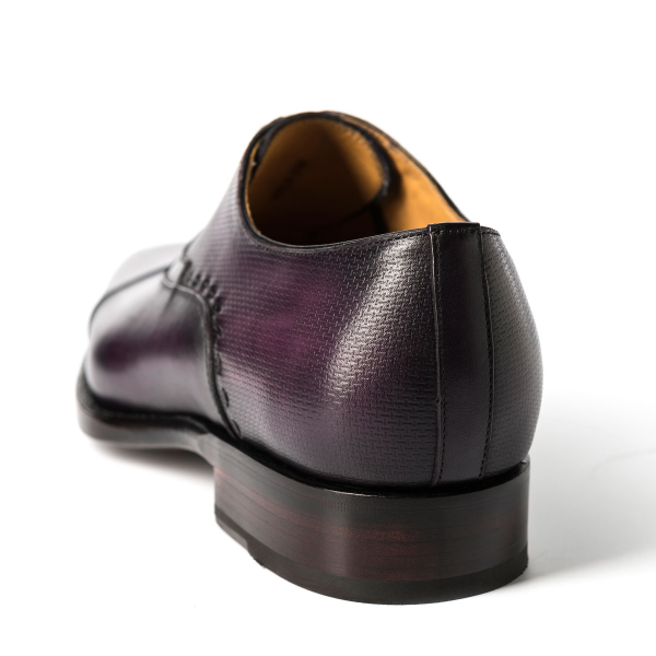 Ugo Vasare Jay Cap Toe Oxfords Purple