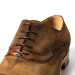 Ugo Vasare Jay Suede Cap Toe Oxfords Brown