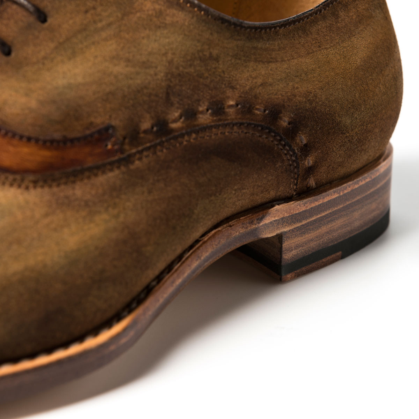 Ugo Vasare Jay Suede Cap Toe Oxfords Brown