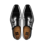 Ugo Vasare Neo Double Monk Strap Shoes Black