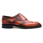 Ugo Vasare Owen Wingtip Loafers Camel