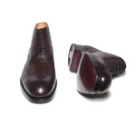 Ugo Vasare Stanford Wingtip Boots Plum