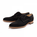 Ugo Vasare Clark Suede Derby Shoes Brown