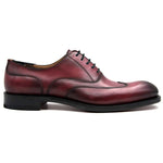 Ugo Vasare Wick Oxford Wingtip Shoes Burgundy