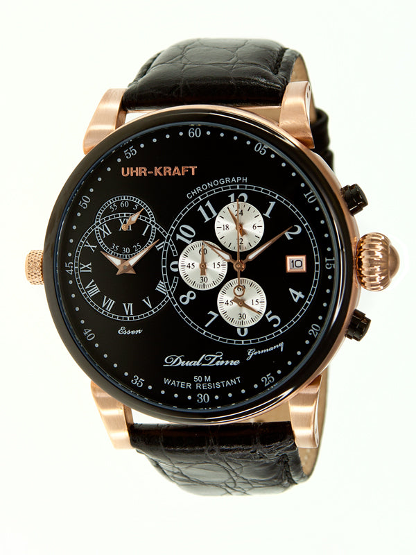 Uhr-kraft 27002/2rg Dualtimer Mens Watch