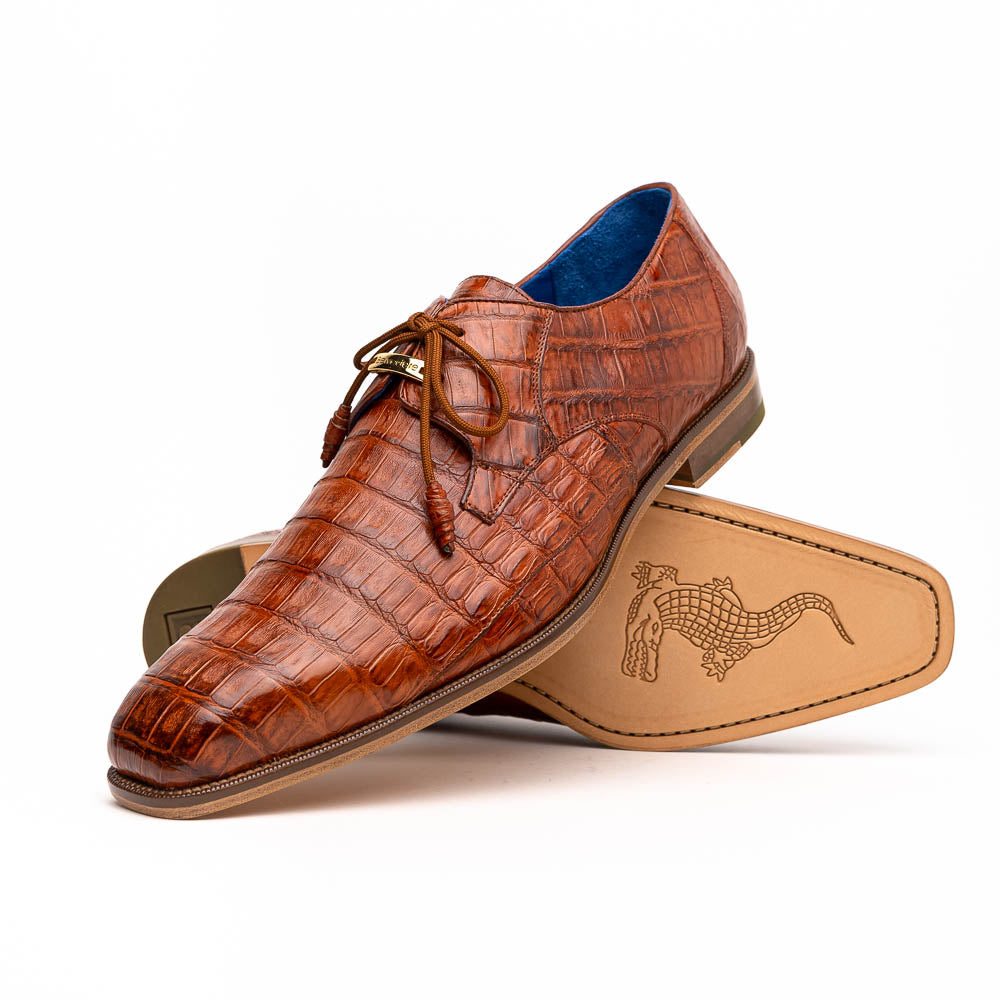Belvedere Umberto Crocodile Shoes Antique Sport