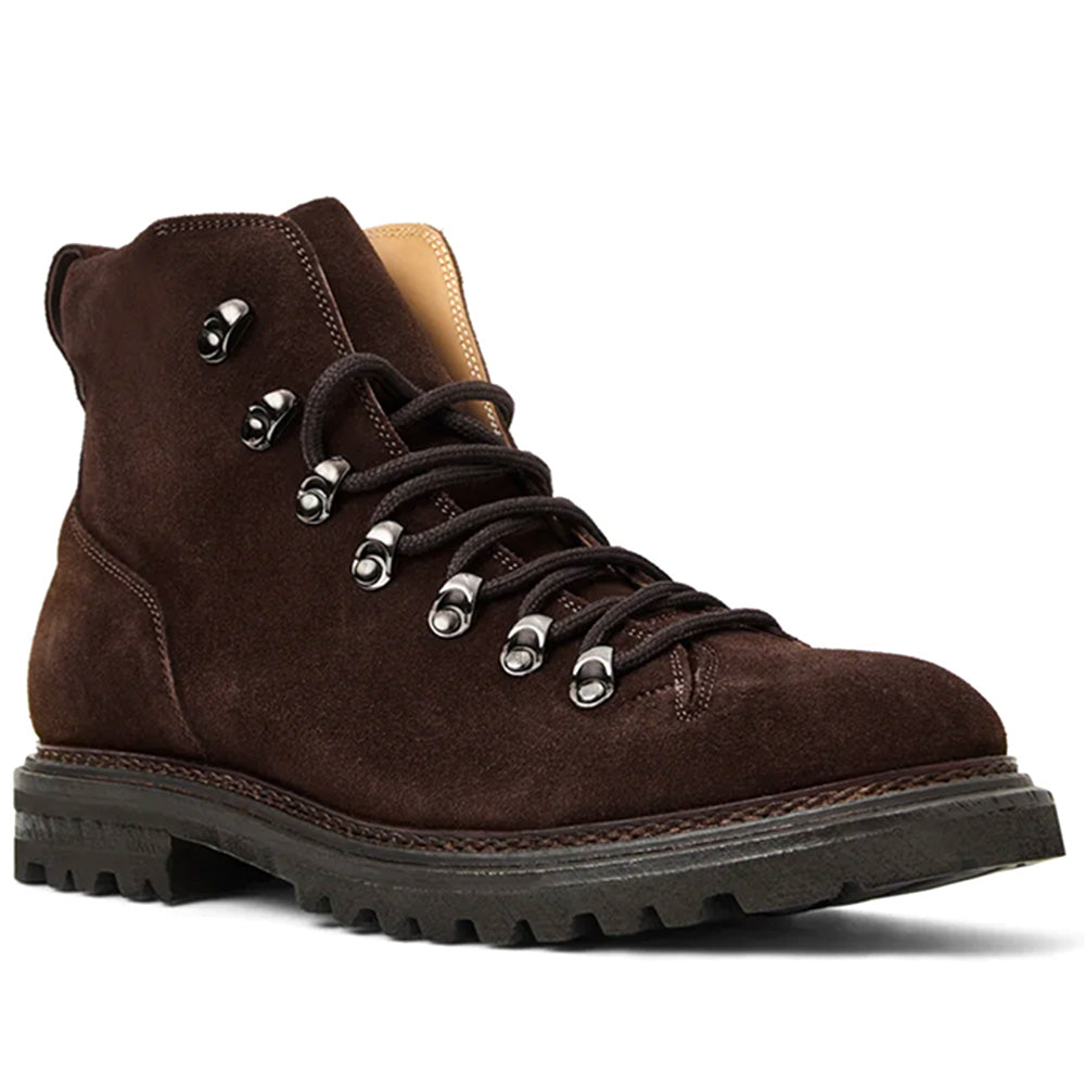 Aquatalia Denali Suede Hiker Boot Dark Brown