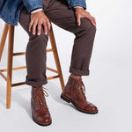 Samuel Hubbard Uptown Maverick Boots Cognac