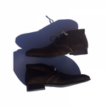 Santoni Urban S3 Suede Chukka Boots Dark Brown