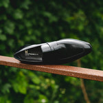 Moreschi Vancouver Apron Toe Penny Loafers Black