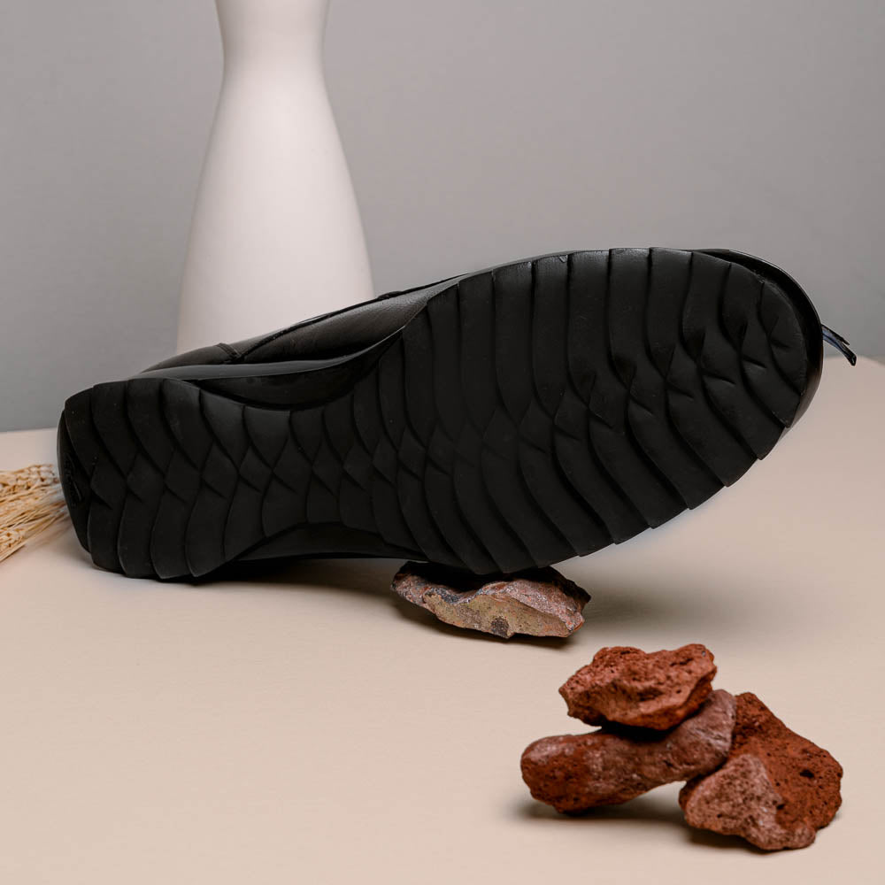 Belvedere Vasco Hornback & Calfskin Sneakers Black (336122)