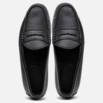 TB Phelps Ventura Deerskin Penny Loafer Black Stag