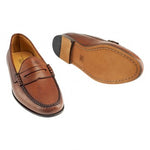 TB Phelps Ventura Sheepskin Penny Loafer Pecan